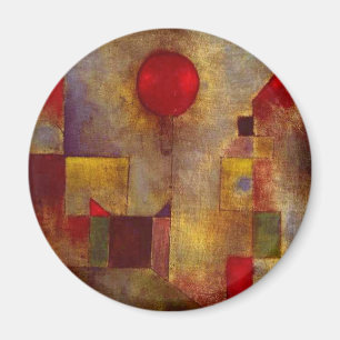 Paul Klee Rode Ballon Abstracte Kleurrijke Kunst Magneet
