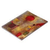 Paul Klee Rode Ballon Abstracte Kleurrijke Kunst Notitieboek (Linkerzijde)