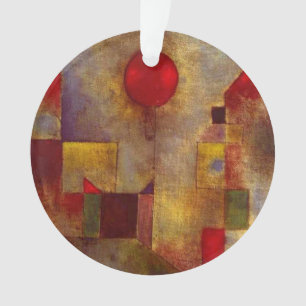 Paul Klee Rode Ballon Abstracte Kleurrijke Kunst Ornament