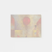 Paul Klee Rode Ballon Abstracte Kleurrijke Kunst Post-it® Notes (Voorkant)