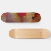 Paul Klee Rode Ballon Abstracte Kleurrijke Kunst Skateboard (Horizontaal)