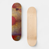 Paul Klee Rode Ballon Abstracte Kleurrijke Kunst Skateboard (Voorkant)