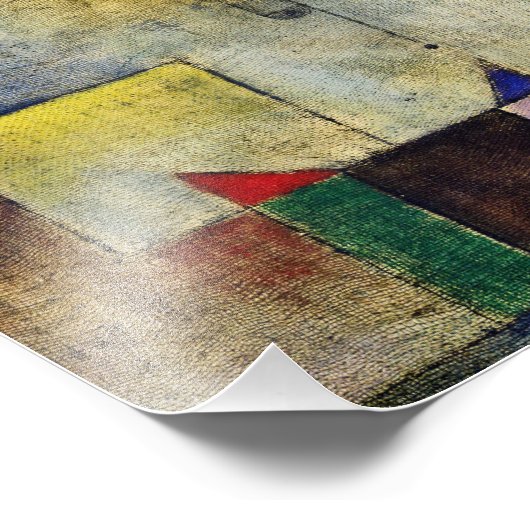 Paul Klee - Rode ballon Foto Afdruk (Hoek)