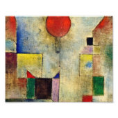 Paul Klee - Rode ballon Foto Afdruk (Voorkant)