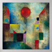 Paul Klee: Rode ballon Poster (Voorkant)