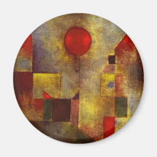 Paul Klee Rode ballonmagneet Magneet