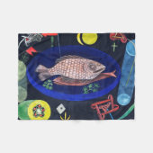 Paul Klee rond de vis Fleece Deken (Voorkant (Horizontaal))