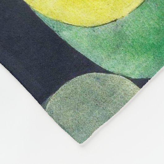 Paul Klee rond de vis Fleece Deken (Hoek)