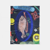 Paul Klee rond de vis Fleece Deken (Voorkant)
