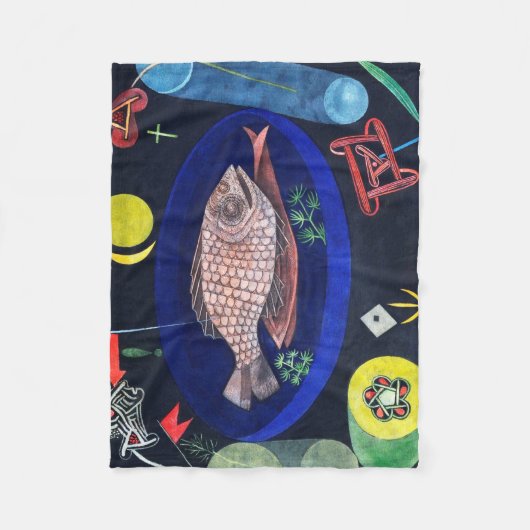Paul Klee rond de vis Fleece Deken (Voorkant)