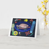 Paul Klee rond de vis Kaart (Gele Bloem)
