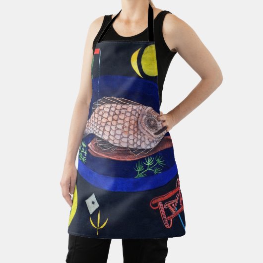 Paul Klee rond de vis Schort (Insitu)