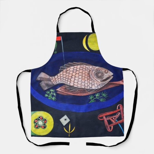 Paul Klee rond de vis Schort (Voorkant)