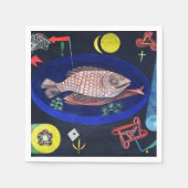 Paul Klee rond de vis Servet (Voorkant)