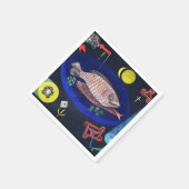 Paul Klee rond de vis Servet (Hoek)