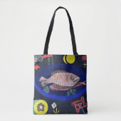 Paul Klee rond de vis Tote Bag (Voorkant)