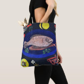 Paul Klee rond de vis Tote Bag (Dichtbij)