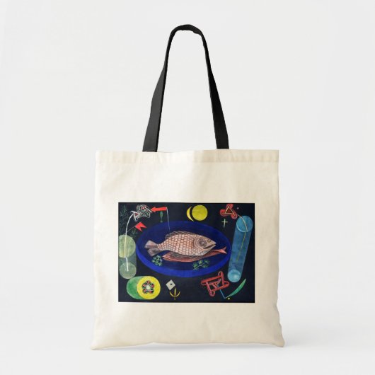 Paul Klee rond de vis Tote Bag (Voorkant)