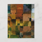 Paul Klee: Rood- en wittedomeinen Briefkaart (Voorkant)