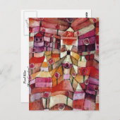 Paul Klee - Roos Garden Briefkaart (Voorkant / Achterkant)