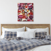 Paul Klee Roos Garden Canvas Afdruk (Insitu (Slaapkamer))