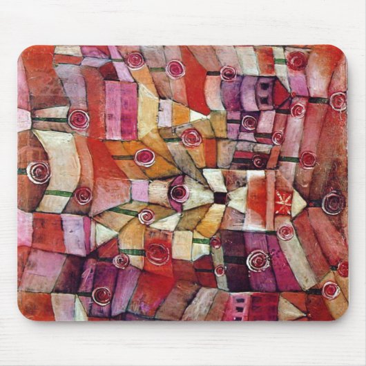 Paul Klee - Roos Garden Muismat (Voorkant)