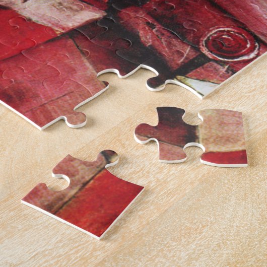 Paul Klee Roos Garden Puzzle Legpuzzel (Zijkant)