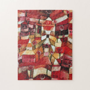 Paul Klee Roos Garden Puzzle Legpuzzel