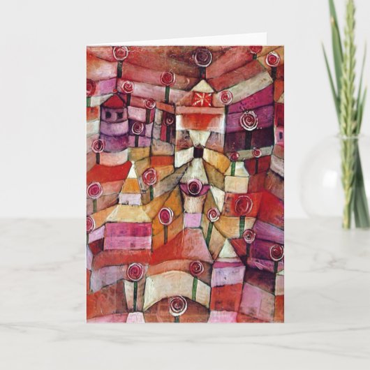 Paul Klee - Rosentuin Kaart (Voorkant)