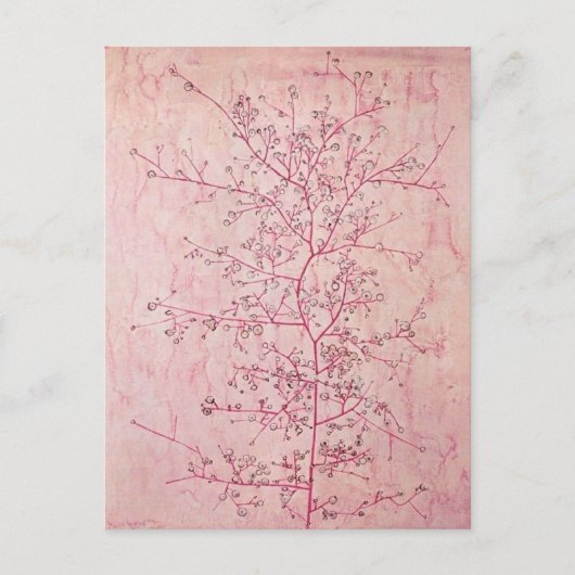 Paul Klee - Roze lente in Deep Winter Briefkaart (Voorkant)