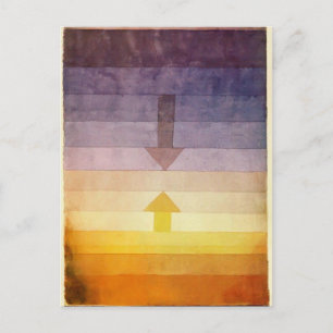 Paul Klee: Scheiding in de avond Briefkaart