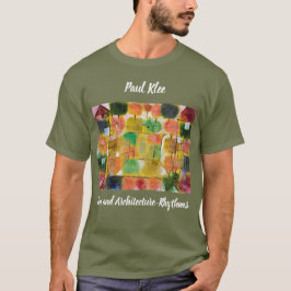 Paul Klee schilderende boom en architectuurritme T-shirt