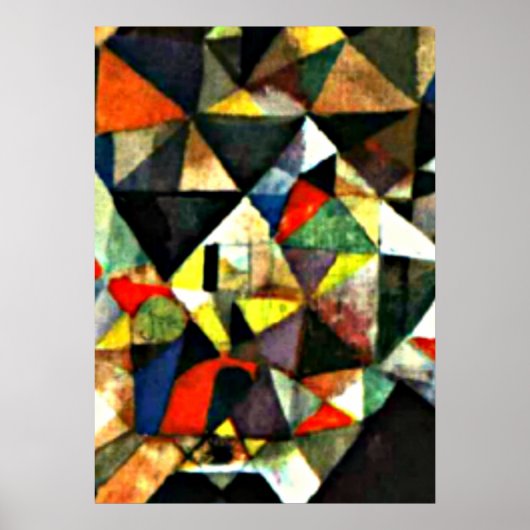 Paul Klee schilderij, met de eieren Poster (Voorkant)