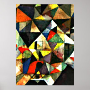 Paul Klee schilderij, met de eieren Poster