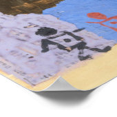 Paul Klee schilderij, met de twee verliezers Poster (Hoek)