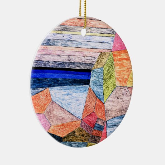 Paul Klee schilderij, Promontorio Ph. Keramisch Ornament (Rechts)