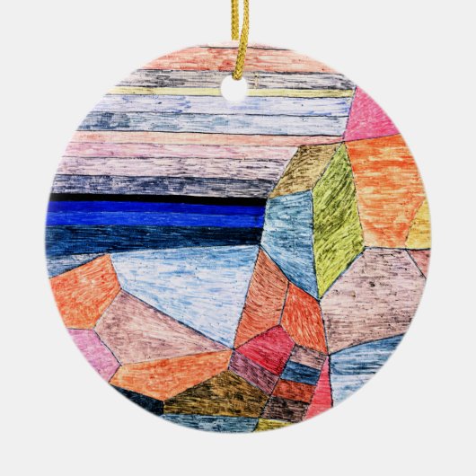 Paul Klee schilderij, Promontorio Ph. Keramisch Ornament (Voorkant)