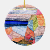 Paul Klee schilderij, Promontorio Ph. Keramisch Ornament (Achterkant)