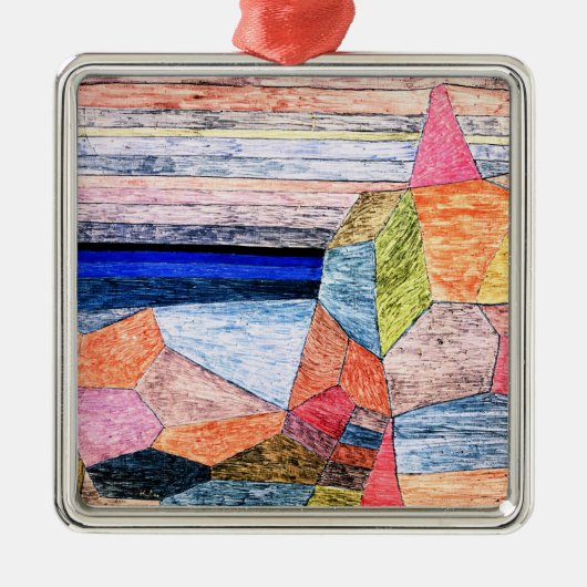 Paul Klee schilderij, Promontorio Ph. Metalen Ornament (Voorkant)
