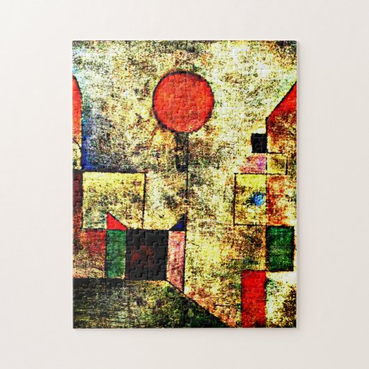 Paul Klee schilderij, Rode ballon, Legpuzzel (Verticaal)