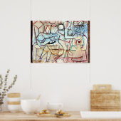 Paul Klee schildert oud Love Song door Klee Poster (Keuken)