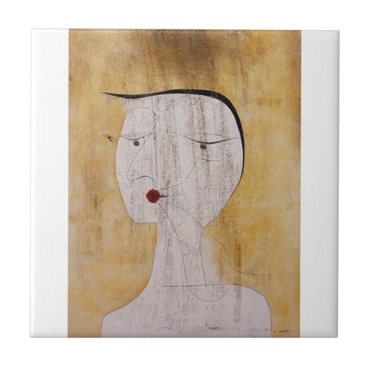 Paul Klee - Sealed Woman Tegeltje (Voorkant)