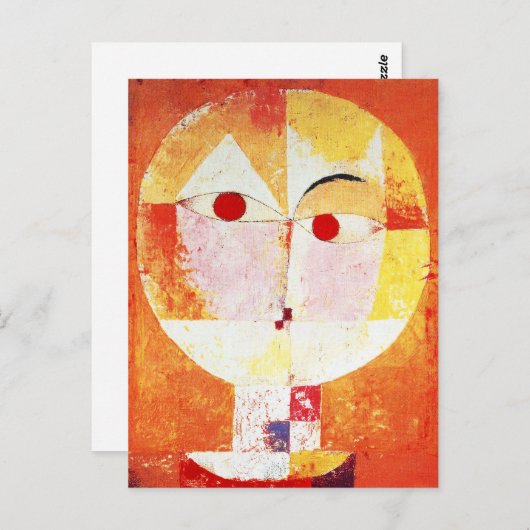 Paul Klee Senecio Briefkaart (Voorkant / Achterkant)