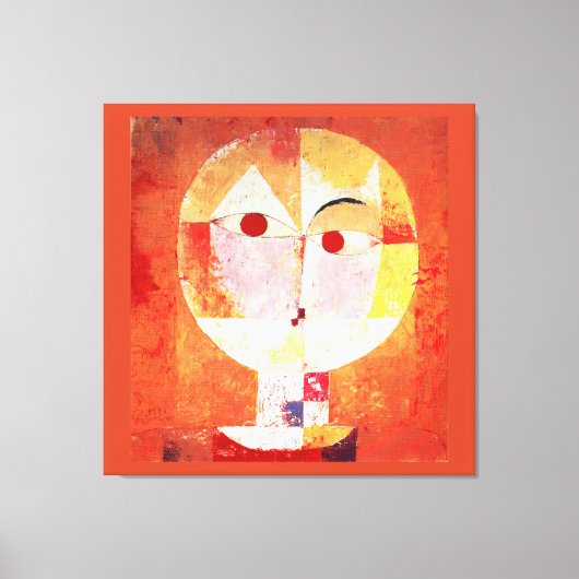 Paul Klee Senecio Canvas Afdruk (Voorkant)