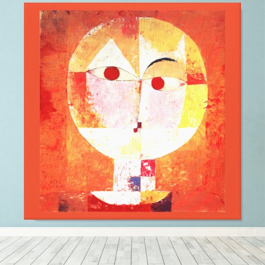 Paul Klee Senecio Canvas Afdruk (Insitu (Houten vloer))