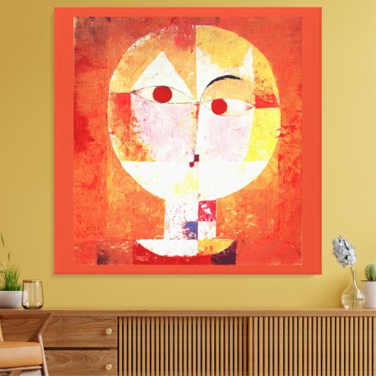 Paul Klee Senecio Canvas Afdruk (Insitu (Woonkamer))