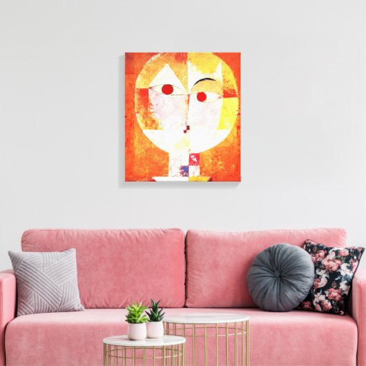 Paul Klee Senecio Canvas Print (Insitu (Woonkamer))