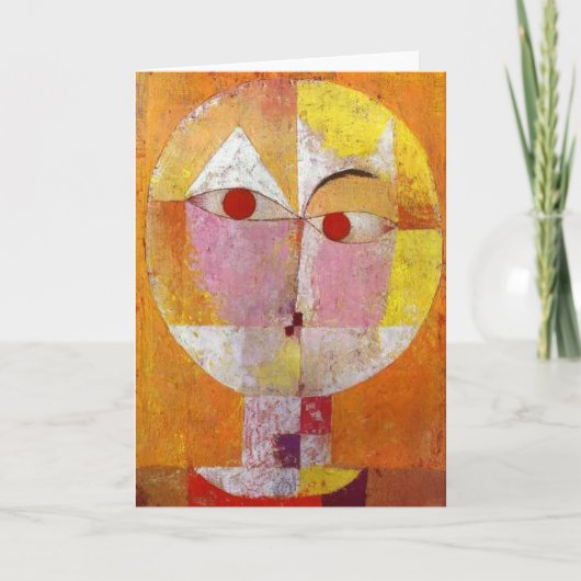 Paul Klee - Senecio Feestdagen Kaart (Voorkant)