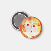 Paul Klee Senecio Magnet (Voorkant / Achterkant)