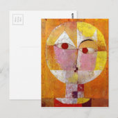 Paul Klee Senecio Painting Briefkaart (Voorkant / Achterkant)
